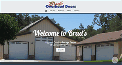 Desktop Screenshot of bradsdoors.com